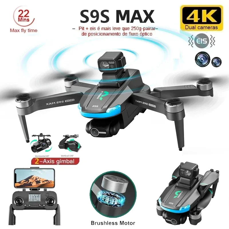 NEW S9S MAX MINI Drone 4K 2-Ax - огляд і ціна Top Rc Hobby Mini Xcub