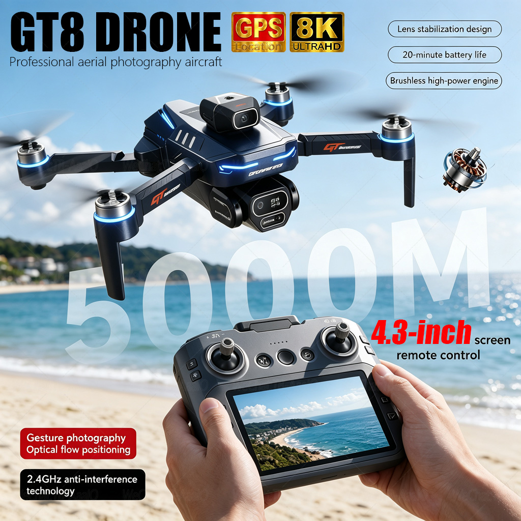 NEW GT8 HD RC Drone 4K Profess - огляд і ціна Top Rc Hobby Mini Xcub