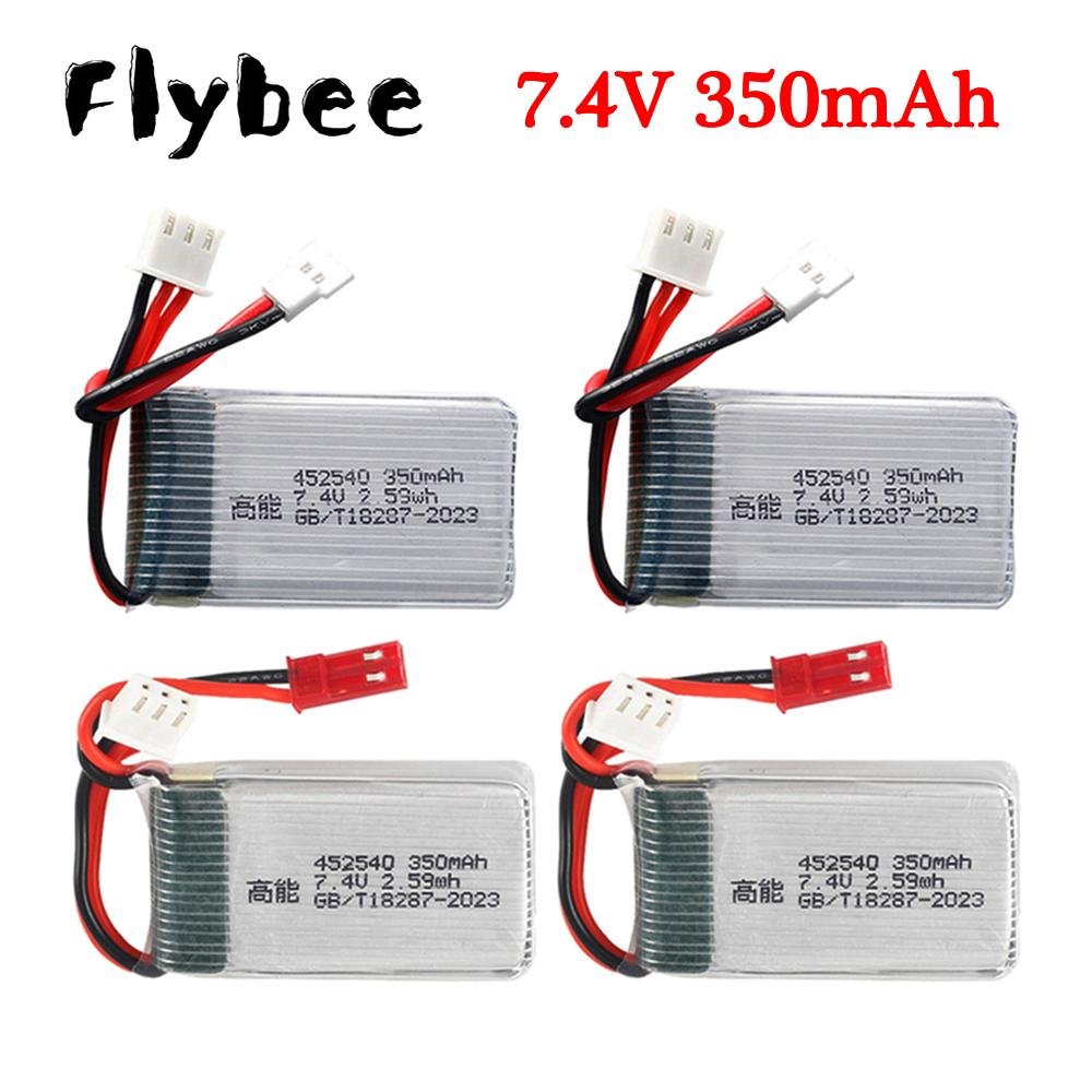 2S 7.4V 350mAh Lipo Battery fo - огляд і ціна Top Rc Hobby Mini Xcub