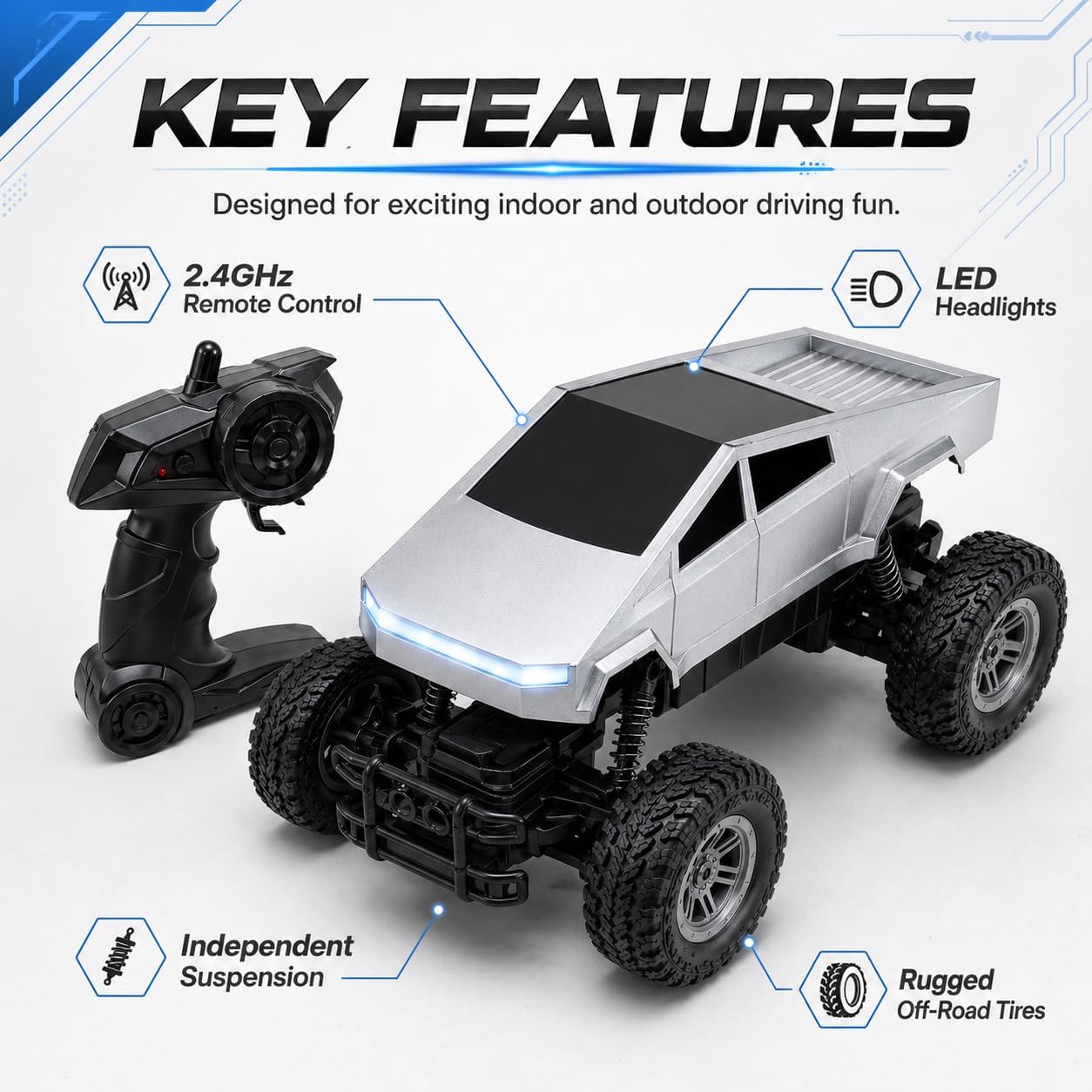 1:18 RC Car Remote Control Tru - огляд і ціна Rc Hobby Horizon