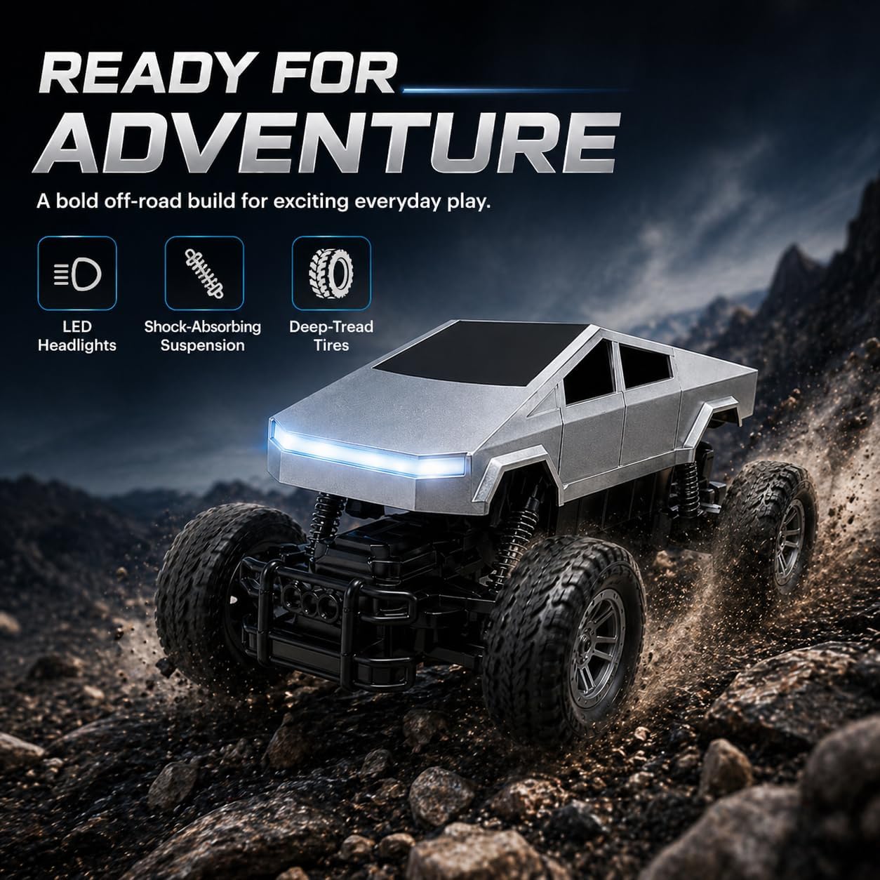 1:18 RC Car Remote Control Tru - огляд і ціна Rc Hobby Horizon