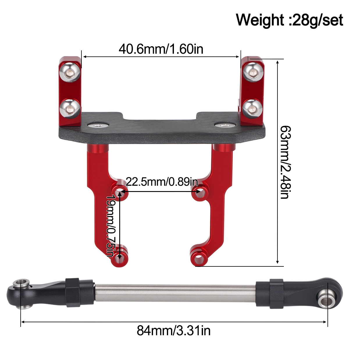 Aluminum Alloy Servo Mount Bas - огляд і ціна Hobby Zone Rc