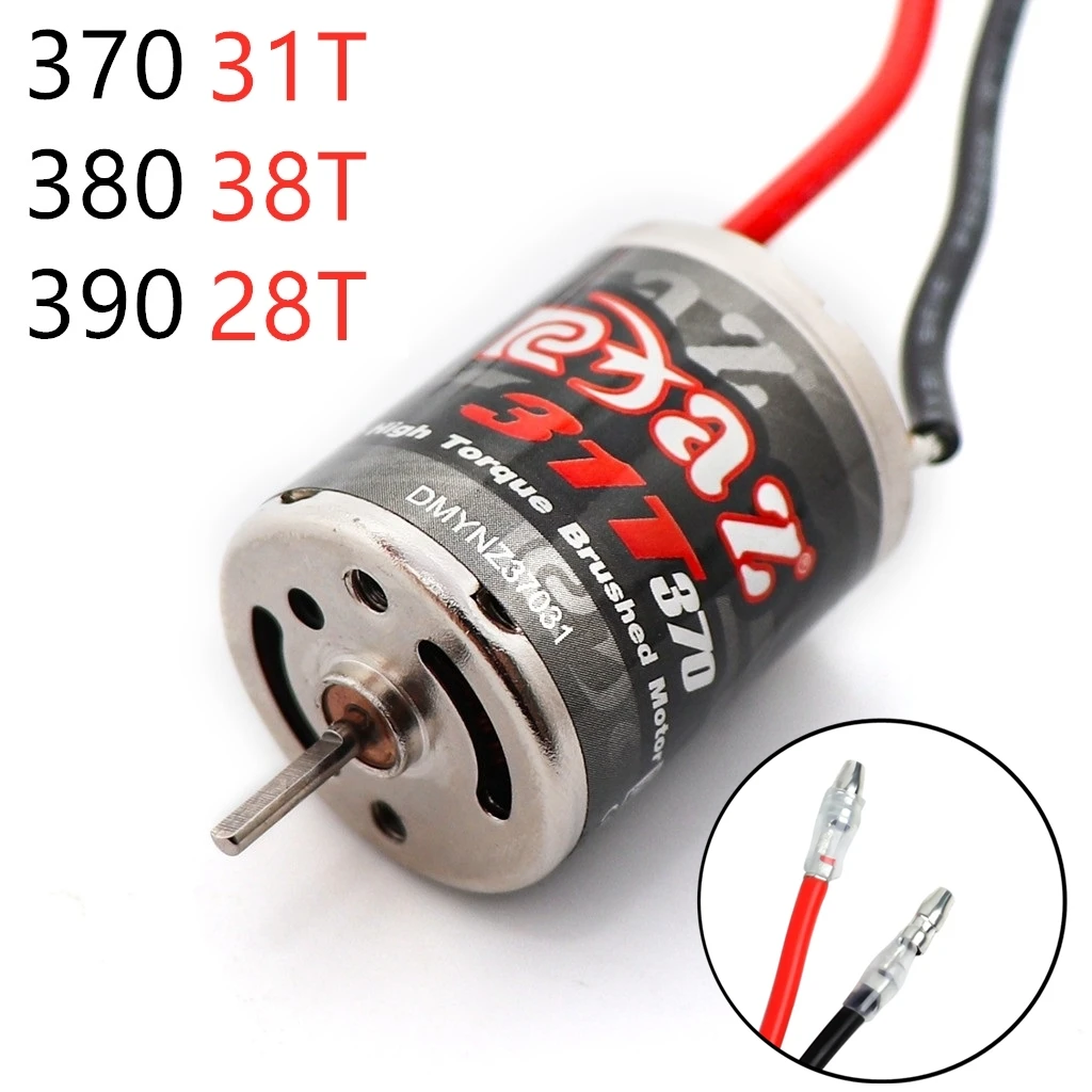 370/380/390 Brushed Motor DC M - огляд і ціна Rc Hobby Engine