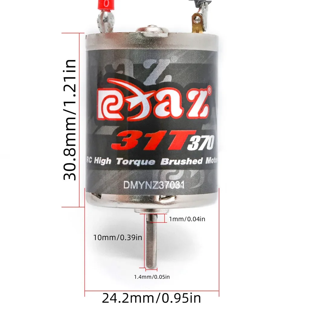 370/380/390 Brushed Motor DC M - огляд і ціна Rc Hobby Engine