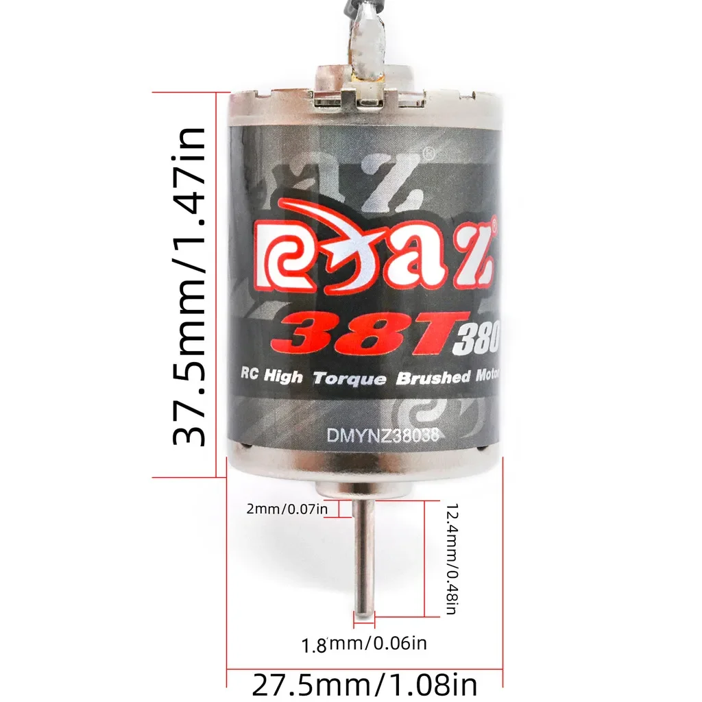 370/380/390 Brushed Motor DC M - огляд і ціна Rc Hobby Engine