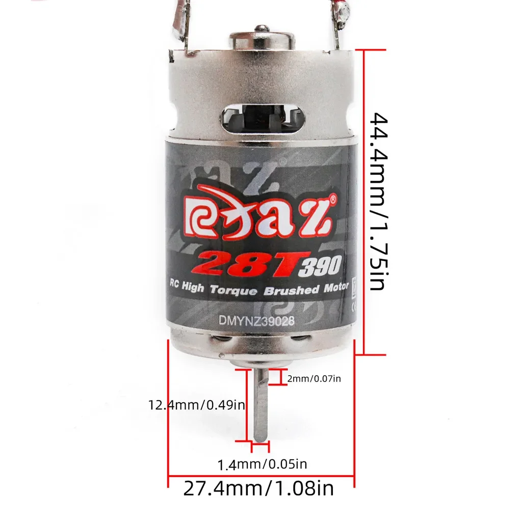 370/380/390 Brushed Motor DC M - огляд і ціна Rc Hobby Engine