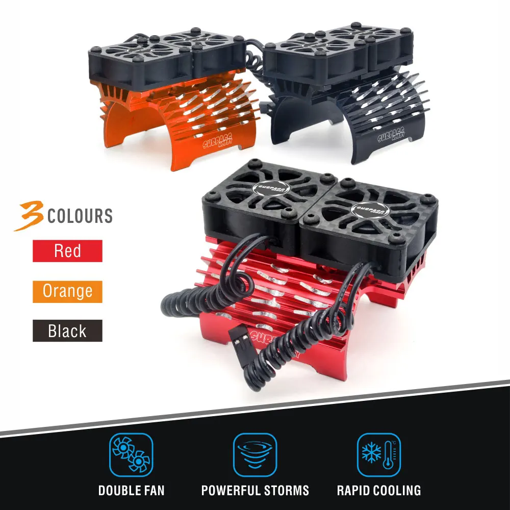 SURPASS HOBBY Dual Cooling Fan - огляд і ціна Rc Hobby Engine