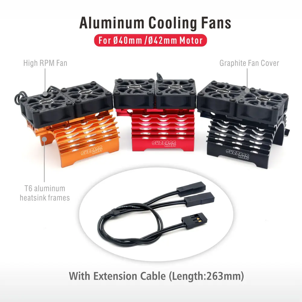 SURPASS HOBBY Dual Cooling Fan - огляд і ціна Rc Hobby Engine